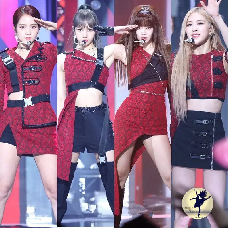 Tenues de chanteur K-pop pour femmes, idole coréenne, vêtements de