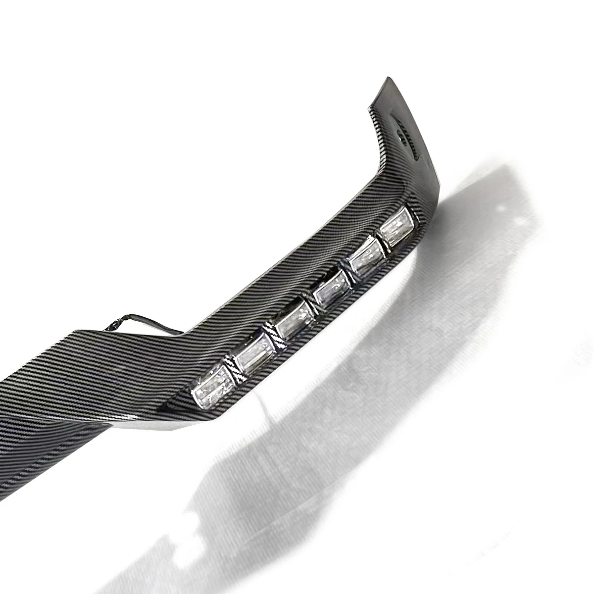Front Bumper Splitter Lip with LED Fit Mercedes-Benz G Class W463 G500 G550 G65 1990 1991 1992 1993 1994 1995 1996-2018