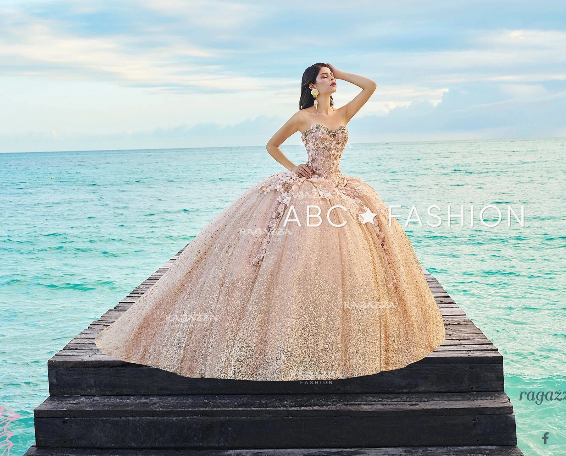 green emerald velvet dress Beautiful quinceanera, sweet 16, engagement ball gown dress designed b –  Bela Bridal main image 0