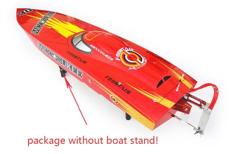 DTRC G26IP1 26CC 50KM/H Red Fiber Glass Gasoline Race ARTR RC Boat Model W/O Radio System Servos 2
