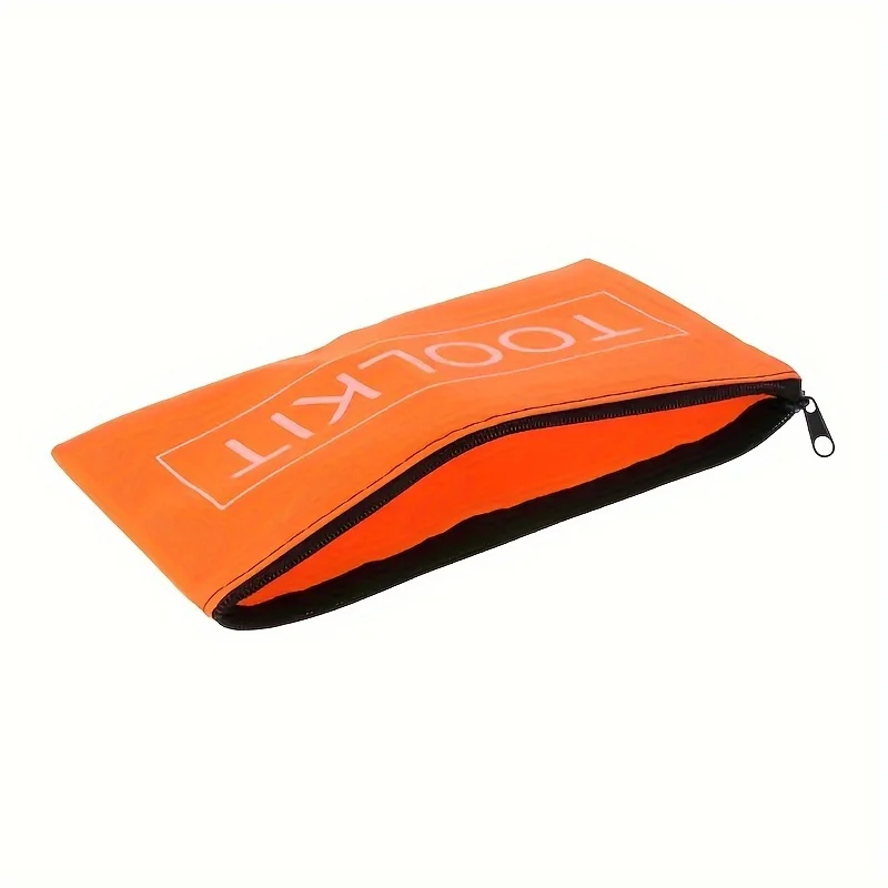 1pc Tool Storage Bag, Tool Bag, Waterproof Oxford Cloth Tool Bag, Hardware Tool Bag, Orange