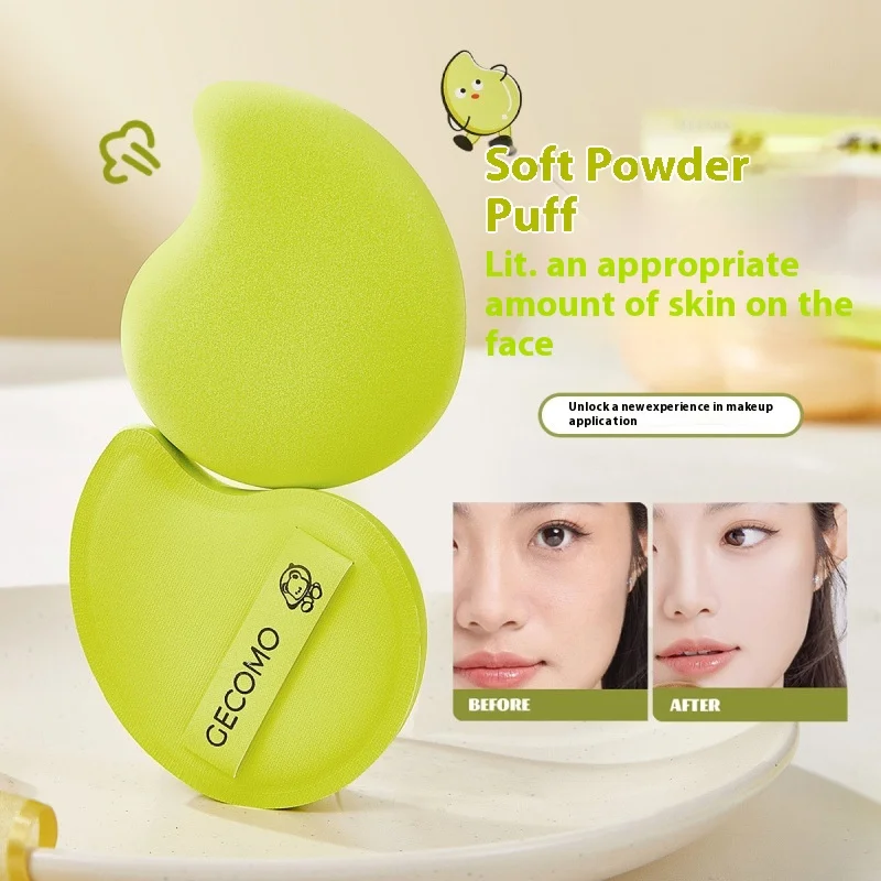 2PCS Makeup Blender Puff Air Cushion Foundation Sponge Loose Powder Puffs Mango-shaped Cosmetic Applicator Tool Wholesale 1 2PCS Makeup Blender Puff Air Cushion Foundation Sponge Loose Powder Puffs Mango-shaped Cosmetic Applicator Tool Wholesale