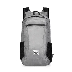Compact Ultra - Light Waterproof Outdoor Travel Backpack & Fitness Bag, Foldable & Versatile (Gray)