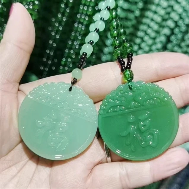 Natural Myanmar JADE Jadeite Leaf Pendant Necklace Gift Women Jewellery  Fashion Accessories Luck Amulet - AliExpress