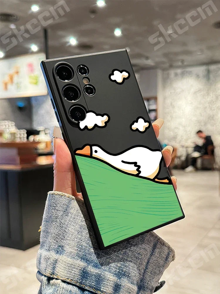 Adorable Cartoon Duck Soft Phone Case Cover