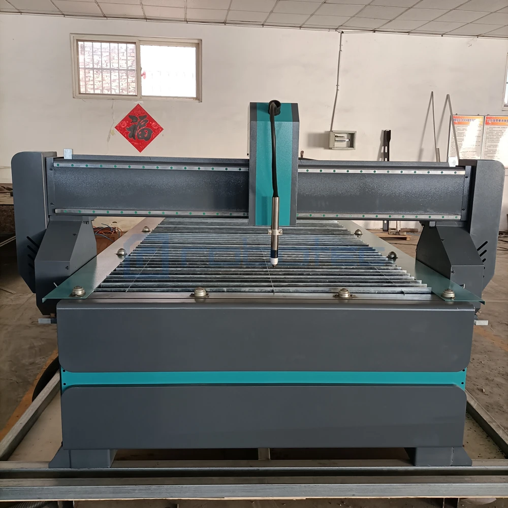 jinan cheap cnc plasma cutter 1325 1530 1560 cnc plasma cutting machine fiber laser cnc plasma cutting tables with low cost 4