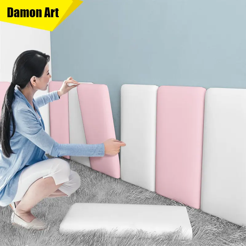 180cm Long Self adhesive Bed Headboard Soft Bag 3D Wall Sticker Bedroom
