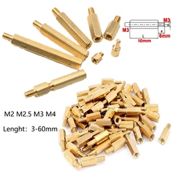 Hex Brass Male - Female Standoff Spacer for PCB and Motherboard Applications