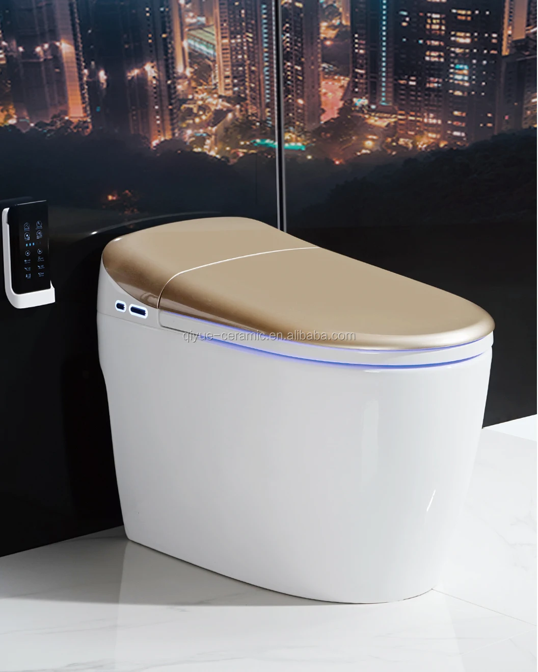 High Quality Wc Smart Bidet Toilet Seat Electronic Automatic Flushing Intelligent Toilet
