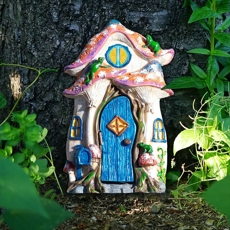

Fairy fairy door Fairytale door Garden decoration wooden decoration garden tabletop exquisite decoration birthday gift