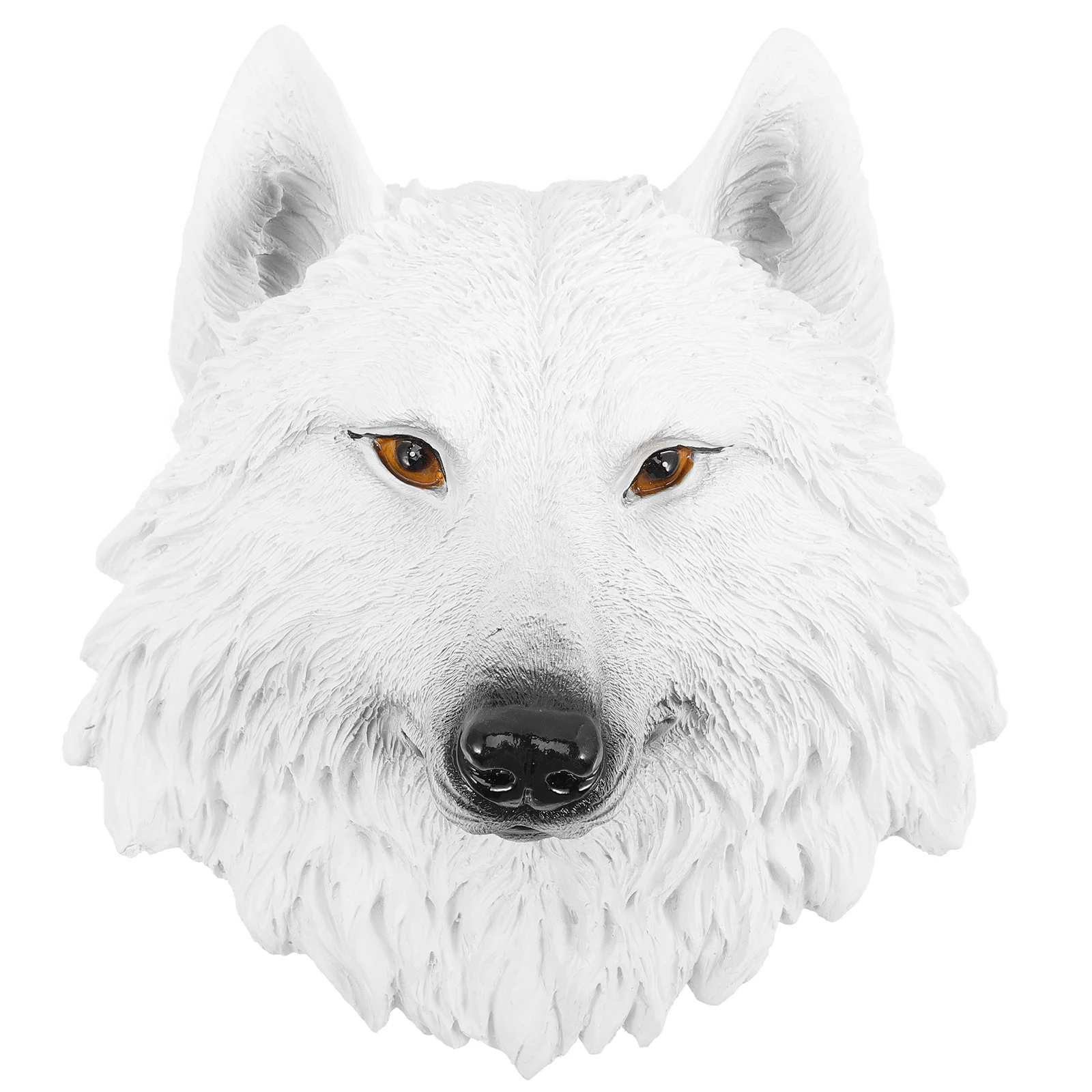 

Simulation Special Wall Sculpture Home Decor Wolf Head Decor Sculpture Home Decor Statue For Home Decor for Cafe Home Friends