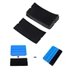 30/20/10Pcs Squeegee Felt Fabric Cloth for 10cm Card Squeegees Car Wrap No Scratch Scraper Spare Edge Cloth Window Tint Tools 1
