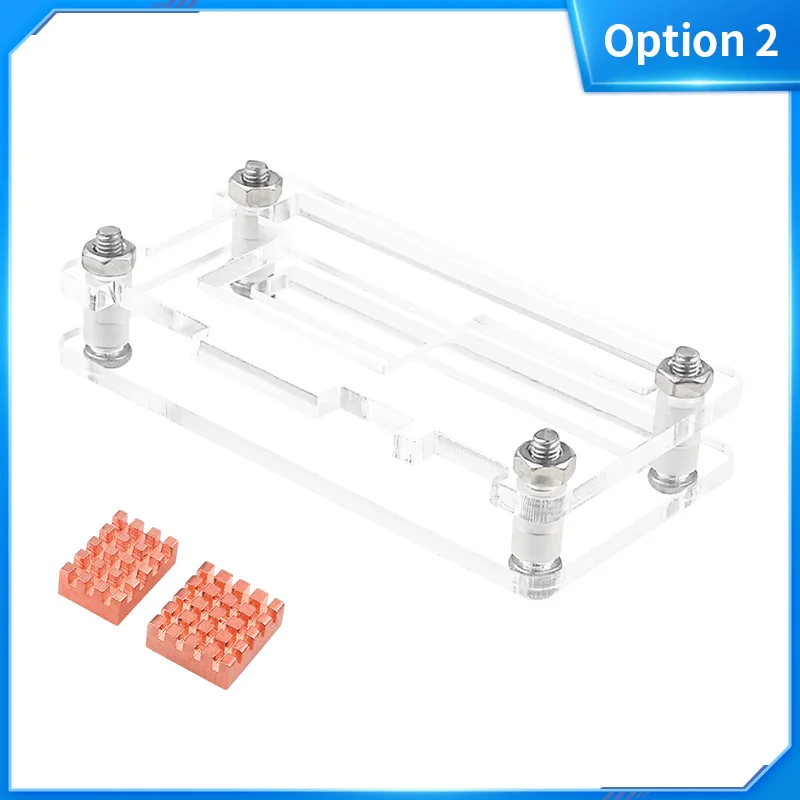 Orange Pi Zero 2 W Acrylic Case Transparent Shell Protective Case for Single Bo