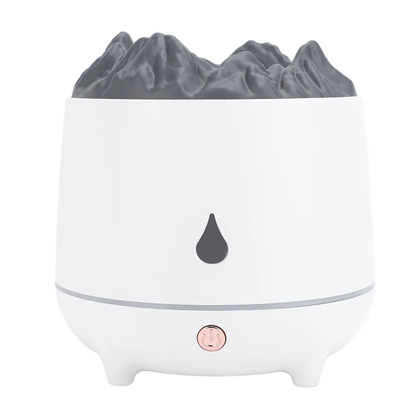 מפיץ לחות וולקנו טיימר שקט אנטי יבש חימום 2 מצבים USB מפיץ שמנים אתריים וולקנו לחות לשולחן הבית