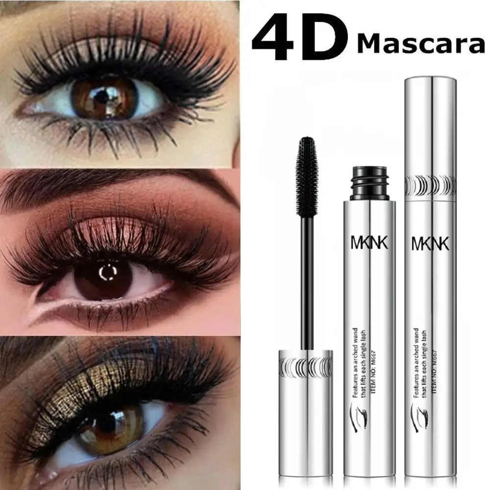 

4D Mascara 3.5MM Slender Brush Head Curling Thick Not Faint No To Smudge Quick-drying Waterproof Long-lasting Eye Cosmetics