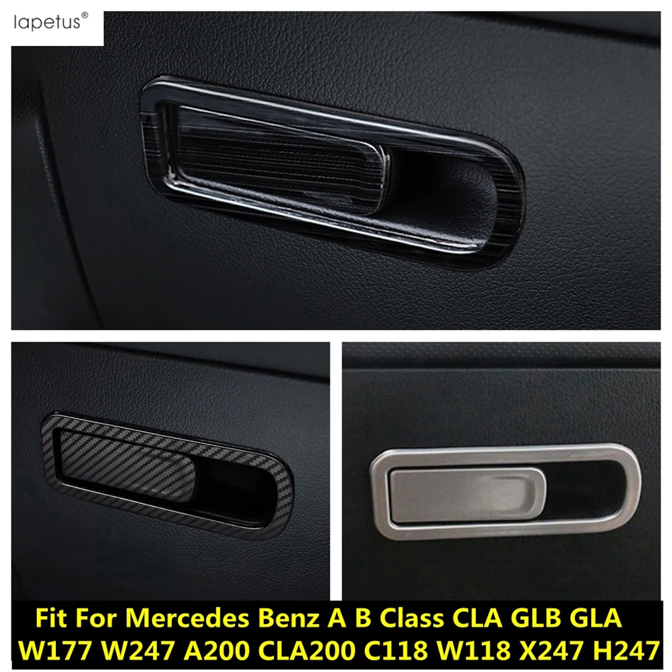 

Car Copilot Glove Box Handle Switch Cover Trim For Mercedes Benz A B Class CLA GLB GLA W177 W247 A200 CLA200 C118 W118 X247 H247