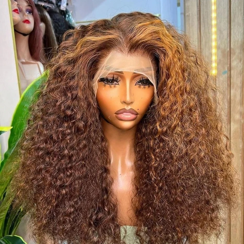 

13x6 Deep Wave Lace Frontal Wig Glueless Highlight Wig Human Hair Loose Wave Wig Hd Transparent 13x4 Lace Front Wigs For Women
