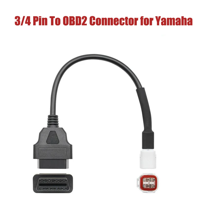 Terisass Diagnosekabel 4-polig Für Yamaha MT07 & Andere Modelle – Motorrad-Scannerkabel OBD2, Perfekt Zum Fehlerlesen