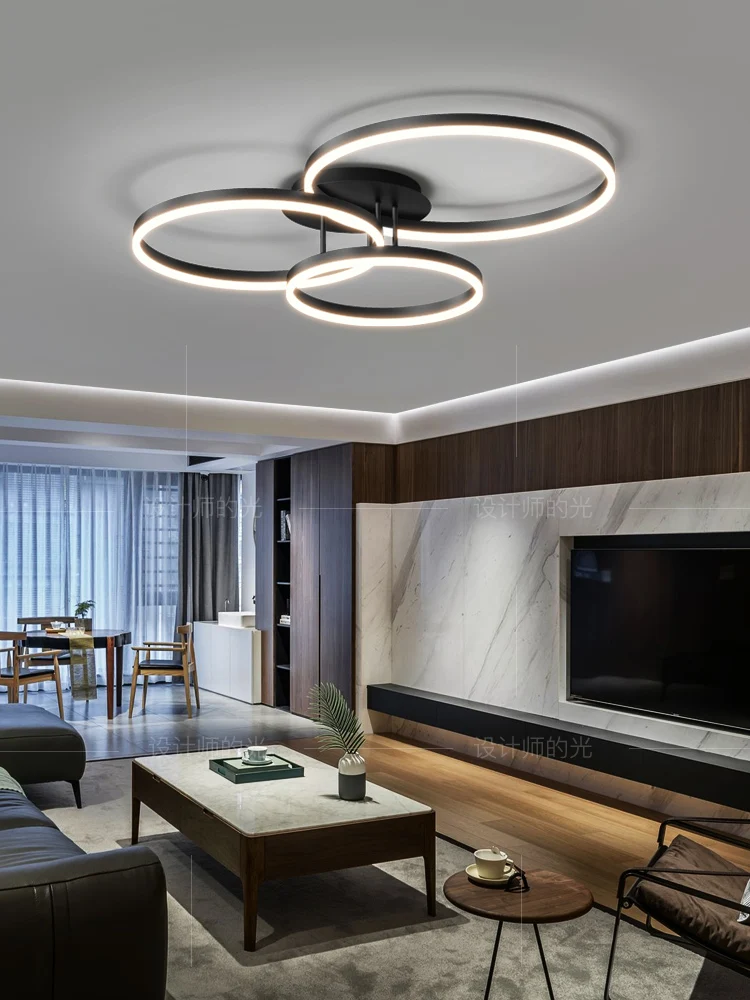 

2023 new living room lamp simple modern atmosphere light luxury lighting creative master bedroom ceiling lamp LED lamp