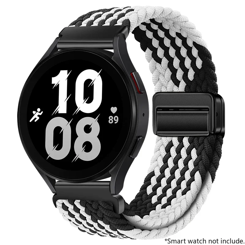 Adjustable Nylon Buckle Strap for Smartwatches - 22mm/20mm