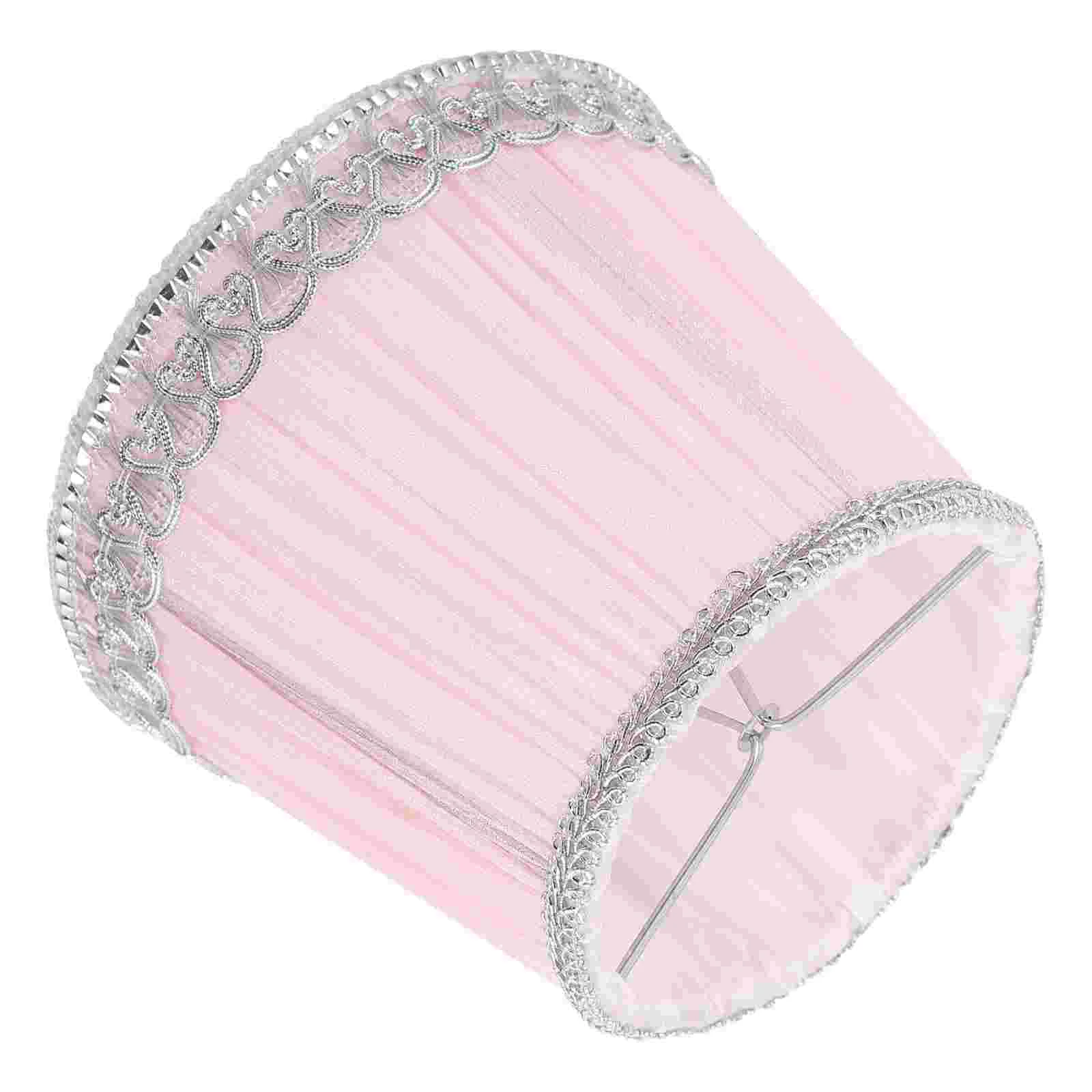 

Osaladi Small Sconce Lamp Shades For Table Lampss For Table Lampss Clip-Bulb Light Pleated Chiffon Ornament Beige Chandelier