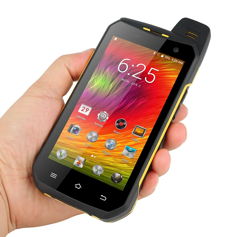 UNIWA-Waterproof Smartphone, B6000, IP68, Zello PTT, Walkie Talkie, 4GB + 64GB, 5000mAh, NFC, Android 6.0, Octa Core Cellphone