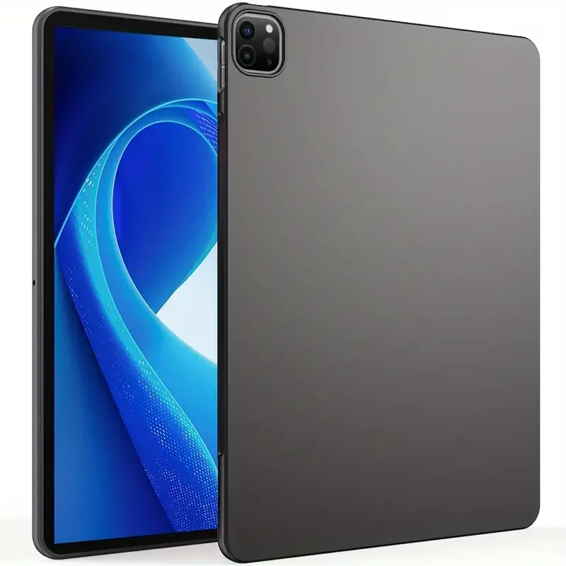 Ultra-Thin Soft Silicone Black Tablet Protective Back Cover