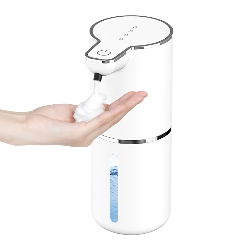 Automatic Soap Dispenser Touchless Foaming Soap Dispenser 350ml USB Rechargeable Electric 4 Level Adjustable Foam soap dispenser,foaming soap dispenser