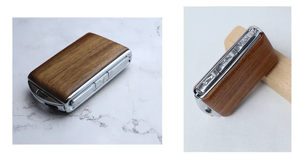 アクセサリー VOLVO WOOD KEYCOVER Volvo Car Key Wooden Case Cover Fob with Wristlet 🚗 🌳 🔑