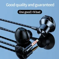 EARDECO 3.5MM Wired Headphones with Microphone In-ear Headphones Wired Earphone Earbuds HiFi Bass Stereo Music Headset Earpiece 2