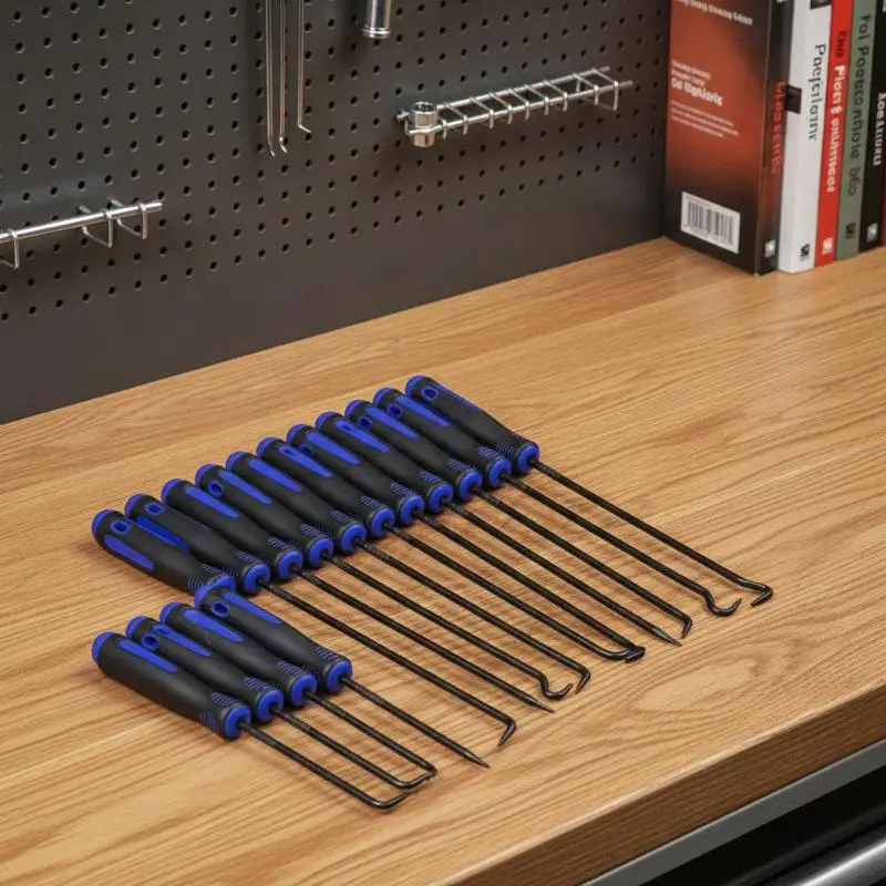 4/10Pcs Mechanic Pick Tools Kit Maintenance Pick And Hook Set For Car Workshop Home Outdoor Repair Maintenance