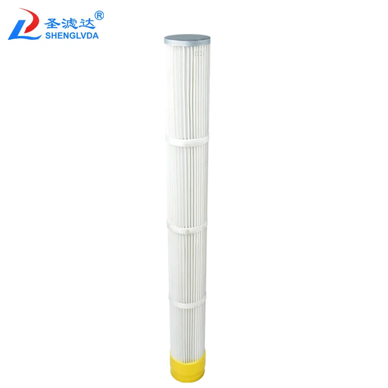 

Folding non-woven dust removal filter element High-temperature resistant dust removal filter cartridge Shengshida