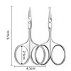 1Pcs Professional Small Makeup Eyebrows Grooming Scissors Cuticles For Face Nose Hair Beard Trimmer Men and Women Beauty Tool 6