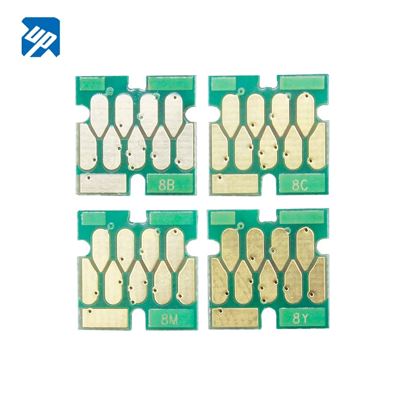 UP 812 812XL ink cartridge Chip for Epson WF-7310 WF-7840 WF-7820 EC-C7000 WF-7845 WF7830 WF-4830 4835 printer one time use chip