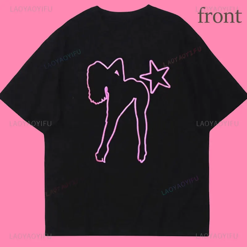 

Футболка Y2k с принтом для мужчин и женщин, модный топ с коротким рукавом, хлопковая Футболка с графическим принтом, универсальная уличная одежда, на лето