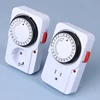24 Hour Cyclic Timer Switch Kitchen Timer Outlet Universal Timing Socket Mechanical Timer 220VAC UK EU US Plug Timing Socket 5