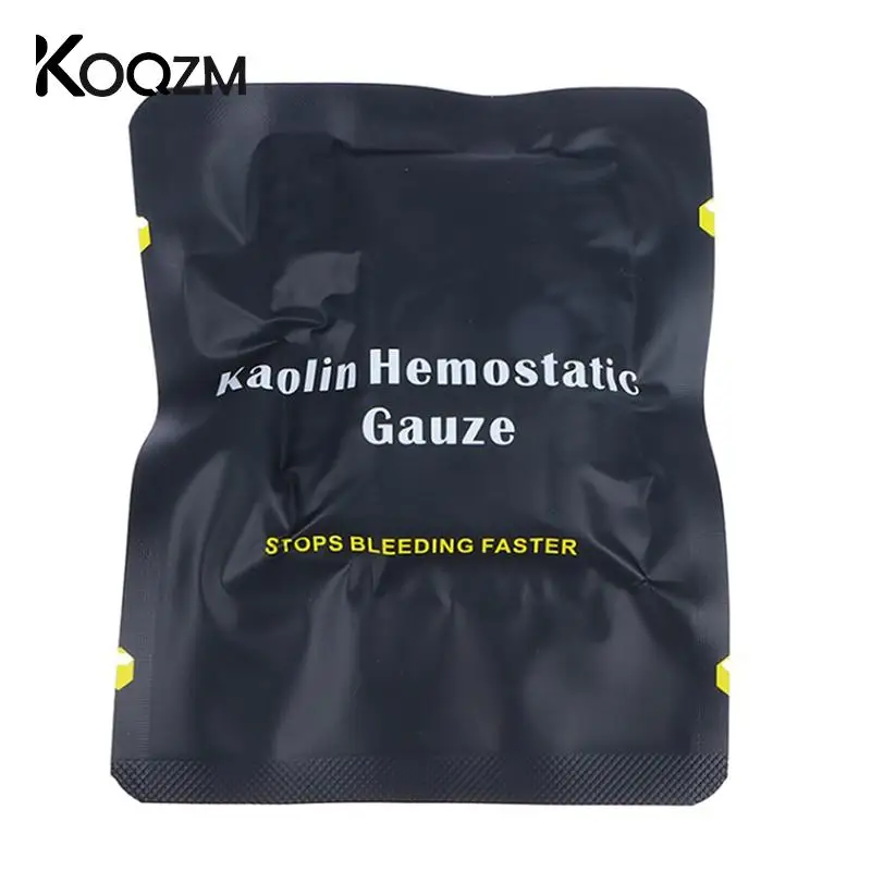 

Hemostatic Kaolin Gauze Combat Emergency For Tactical Military First Aid Kit Medical Wound Dressing
