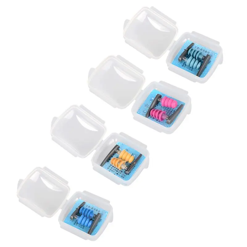 

1Pair Soft Silicone Swimming Ear Plugs Comfortable Waterproof Noise Cancelling Reusable Hearing for Protection Earbuds