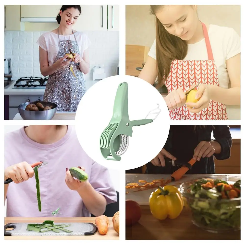 Banana Cutter Slicer Portable Manual Fruit Slicer Creative Vegetable Slicer Kitchen Gadgets Chopping Tool For Fruit And