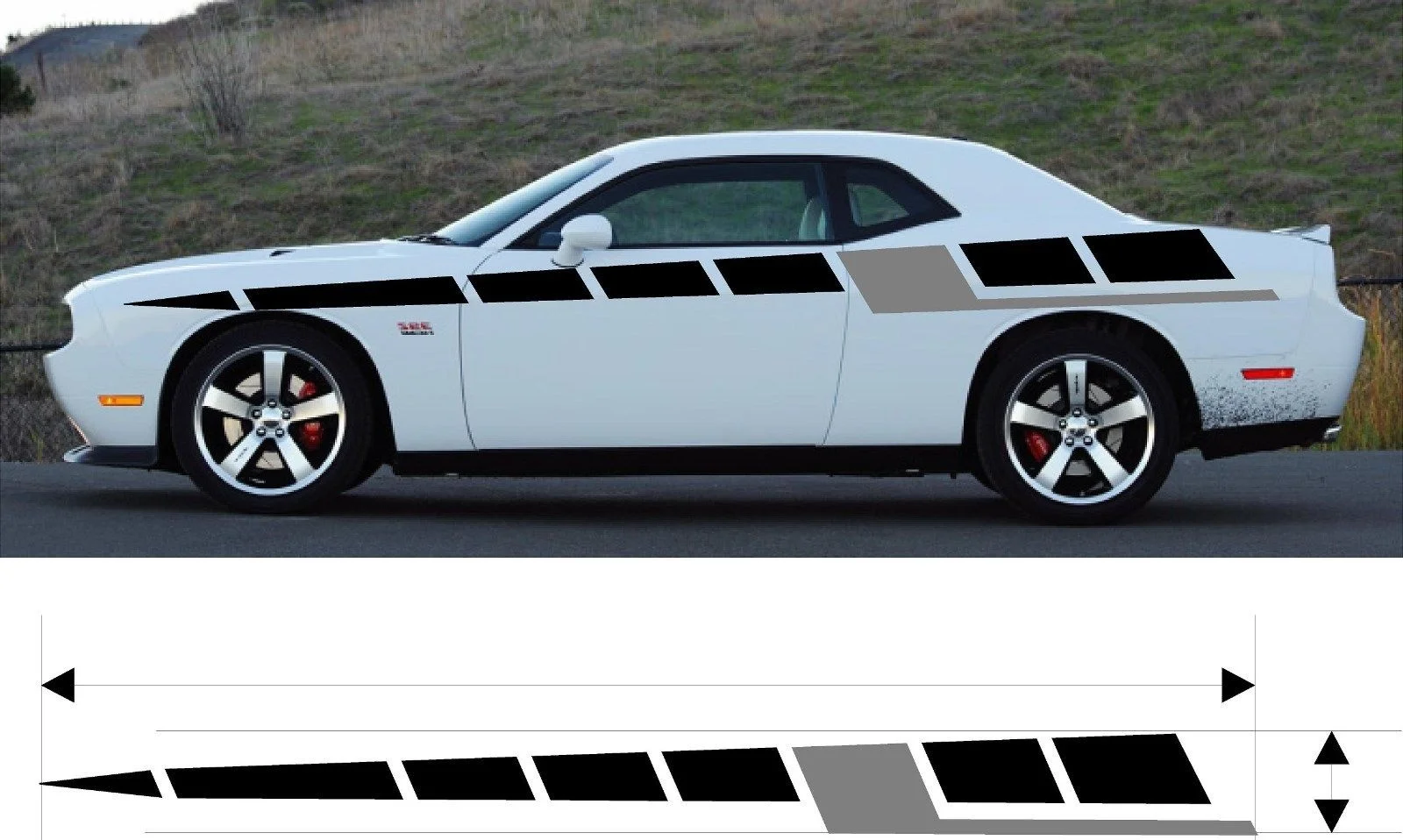 

For 2xVINYL GRAPHIC DECAL CAR TRUCK KIT CUSTOM SIZE COLOR VARIATION MT-10-M Car styling