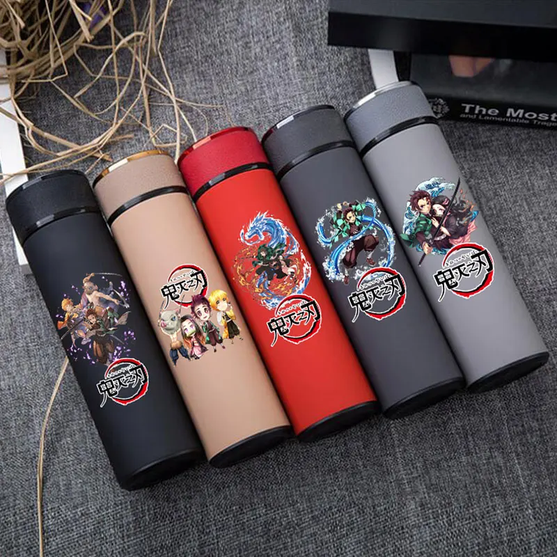 

Cartoon Anime Demon Slayer Kimetsu Vacuum Cup 304 Stainless Steel Thermos Vacuum Flask Water Bottle Gift