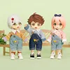 ob11 baby coat lapel sweater one-shoulder suspenders set 1/12 plain body doll clothes doll accessories 1