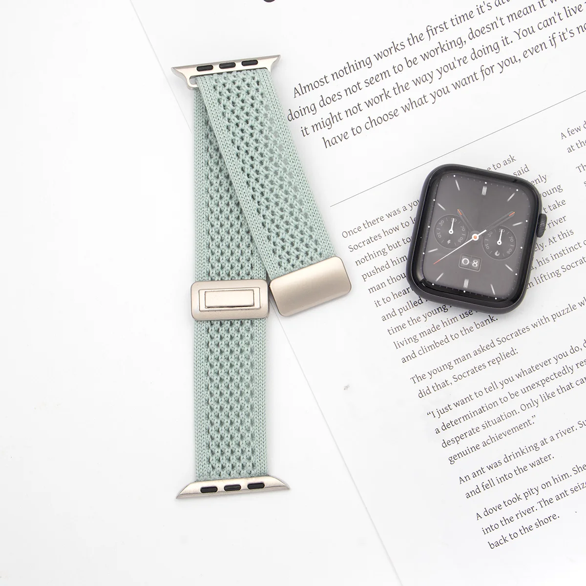 Braided Loop Nylon Strap for Smartwatch - Durable and Stylish Replacement Bracelet Band