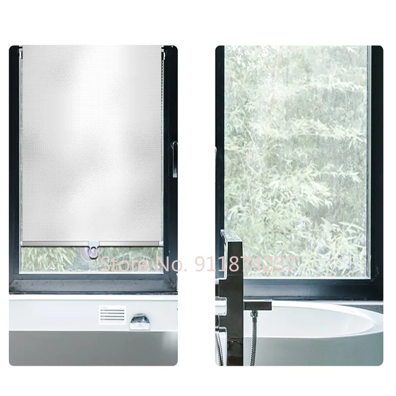 Roller Blinds Home Roller Blinds Blackout Curtain and Thermal Insulation Roller Blinds Without Drilling Curtains for Bedroom Kitchen Office