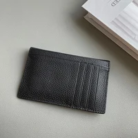 Porte-cartes de luxe en cuir véritable, Mini enveloppe courte pour femmes, portefeuille coréen japonais, sac d'argent, étui pour cartes de crédit, porte-monnaie pour dames 4