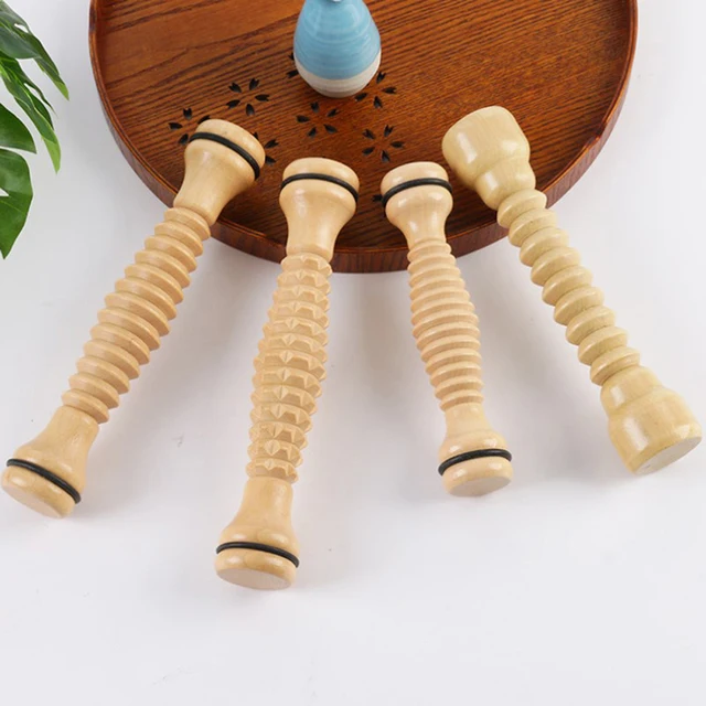 Wood Foot Massage Roller for Stress Relief and Foot Health