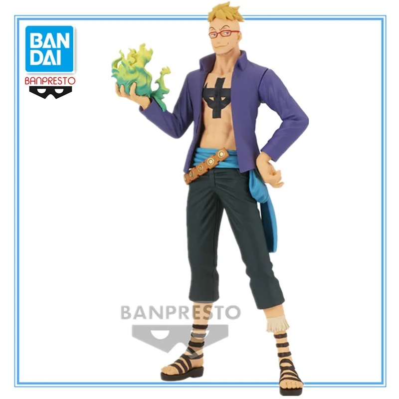 

BANPRESTO ONE PIECE DXF THE GRANDLINE MEN Marco 17Cm 100% Original PVC Anime Figure Action Figures Model Toys