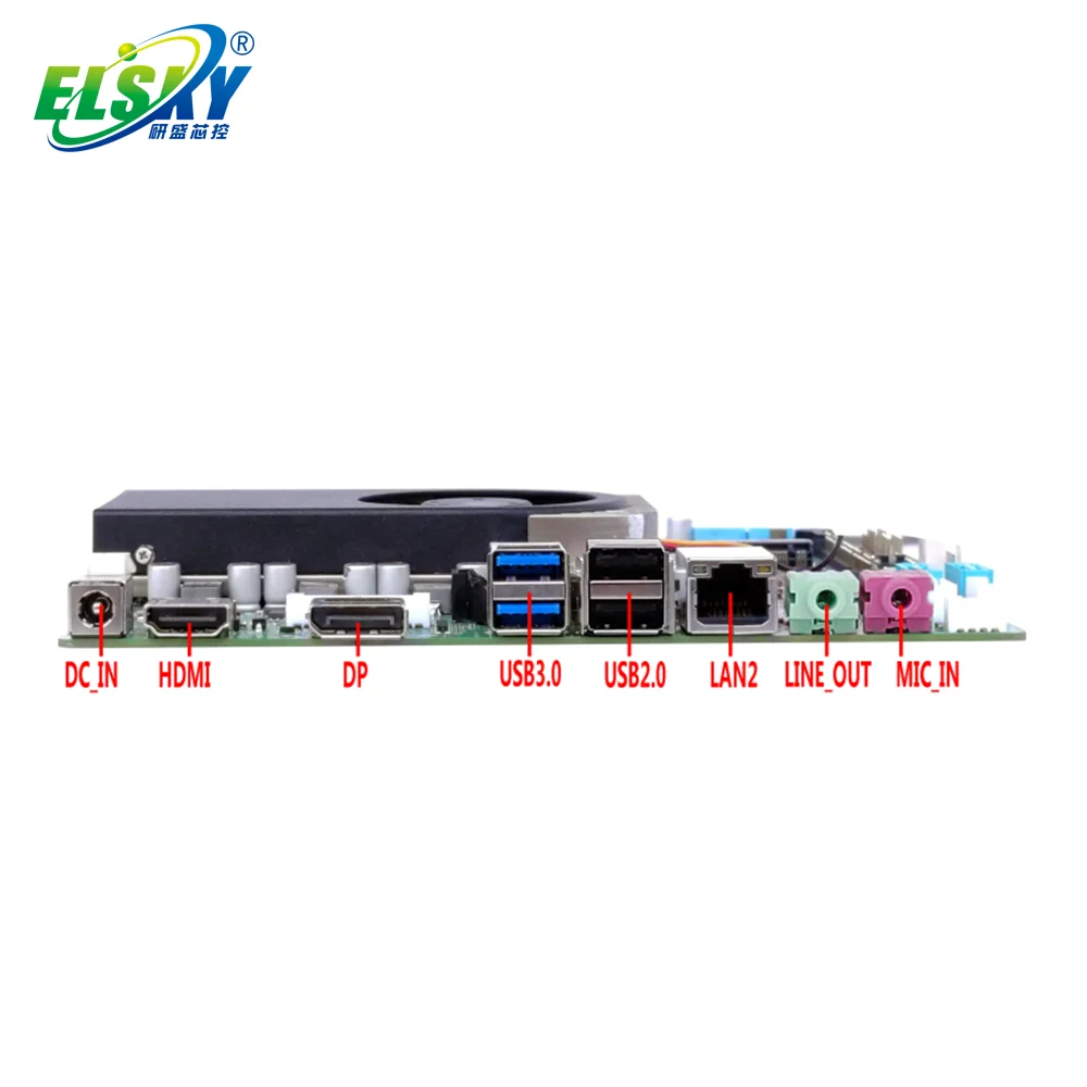 ELSKY-미니 itx 마더보드, 코어 i5 10210U i3 10110U i7 10510U QM10U DDR4 4K 디스플레이 EDP LVDS 1HDMI VGA 옵션, 핫세일