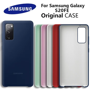 Custodia originale per Samsung Galaxy S20FE Custodia in silicone setoso Custodia protettiva morbida al tatto per Samsung S20 FE Cover per telefono