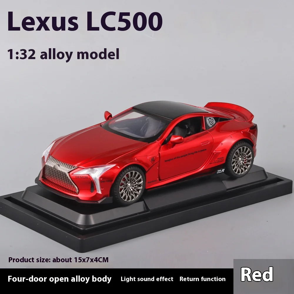 1:32 LEXUS LC500 Alloy Sport Car Diecast Metal Model Simulation